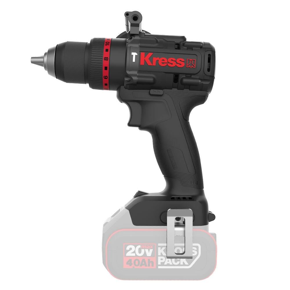 Kress KUC33.91 20Volt 95Nm Kömürsüz Profesyonel Şarjlı Darbeli Matkap (Akü Dahil Değildir) - Onivias