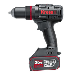 Kress KUC35 20Volt/4.0Ah Li - ion Çift Akülü Kömürsüz Profesyonel Şarjlı Darbeli Matkap - Onivias