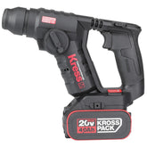 Kress KUC50.2 20Volt/4.0Ah. Li - ion Çift Akülü Kömürsüz 1.7J Profesyonel SDS - Plus Pnömatik Matkap + 10mm Mandren - Onivias