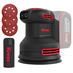 Kress KUD20.9 20Volt 125mm Kömürsüz Profesyonel Devir Ayarlı Eksantrik Zımpara (Akü Dahil Değildir) - Onivias