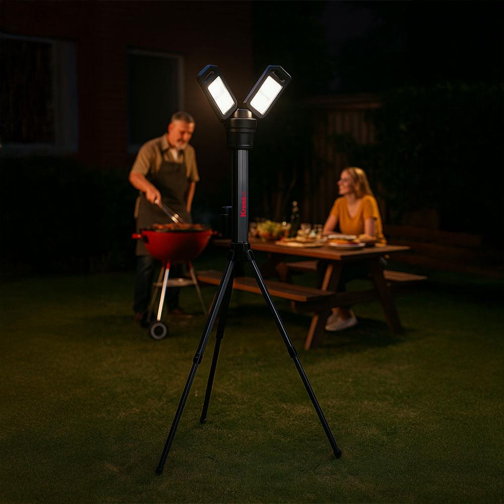 Kress KUF09.9 20Volt 2000/4500 Lümen Profesyonel Kule Tipi Teleskopik Katlanabilir LED Projektör (Akü Dahil Değildir) - Onivias