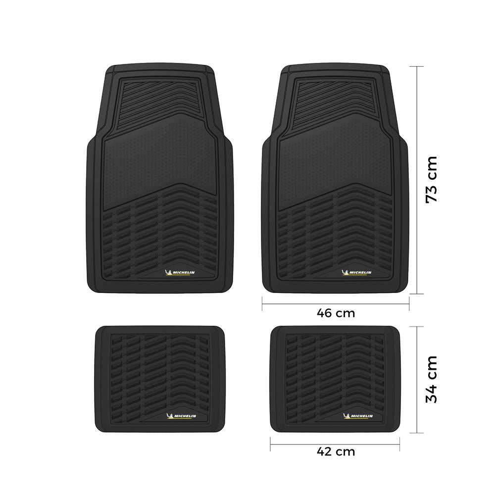 Michelin MC33856 Tüm Araçlara Uyumlu 4 Parça Üniversal 3D Havuzlu Oto Paspas - Onivias