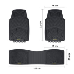 Michelin MC33863 Tüm Araçlara Uyumlu 3 Parça Üniversal 3D Havuzlu Oto Paspas - Onivias