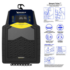 Michelin MC34891 Tüm Araçlara Uyumlu 4 Parça Üniversal 3D Havuzlu Oto Paspas - Onivias