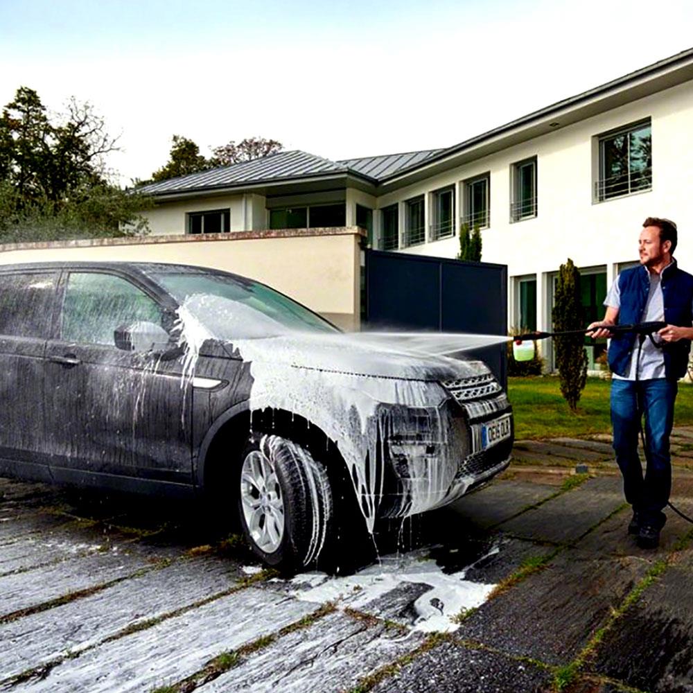 Michelin MPX19ELP 1900Watt 140Bar Profesyonel Basınçlı Yıkama Makinesi + Zemin/Araç Yıkama Fırçası - Onivias