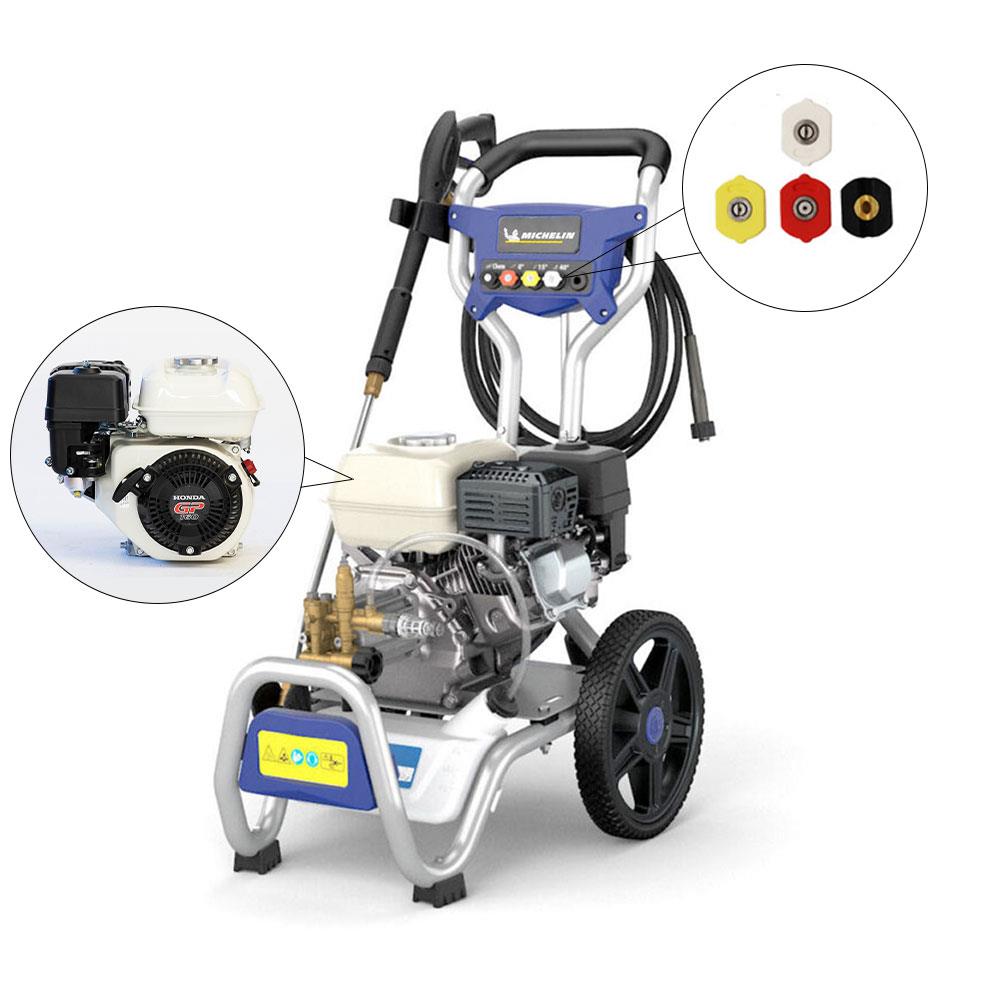 Michelin MPX240THO 4.8HP 240Bar 4 Zamanlı Benzinli Ağır Hizmet Basınçlı Yıkama Makinesi - Onivias