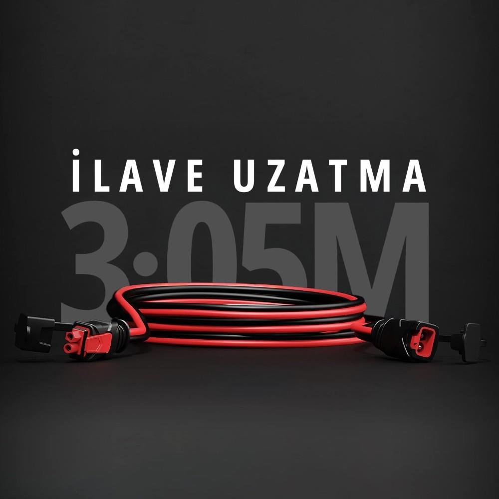 NOCO GC004 Noco Akü Şarj Cihazları İçin 3 Metre Uzatma Kablosu - Onivias