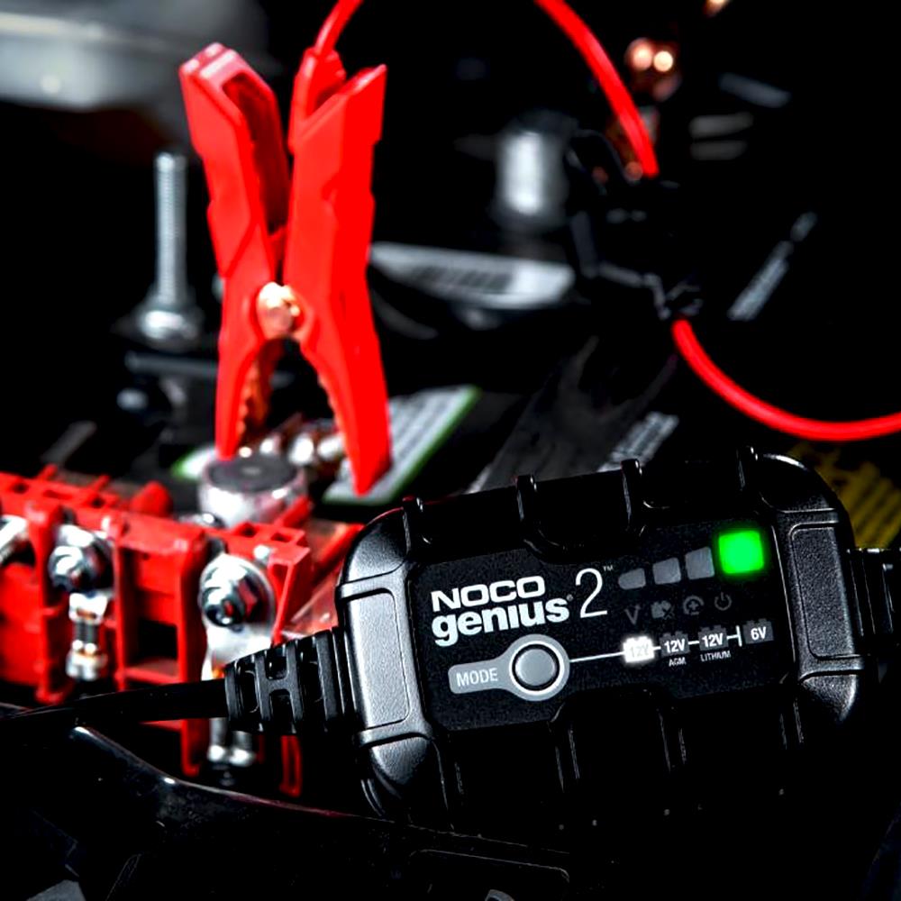 NOCO GENIUS2 6V/12V 40A Ağıllı Batareya Doldurma Cihazı və Batareyaya Baxım/Desulfator