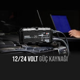 NOCO GENIUSPRO25 6V/12V/24V 1000A Akıllı Akü Şarj ve Akü Bakım/Desülfatör/Power Supply - Onivias