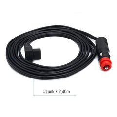 PARAGO PGDC12 12V/24V Kompresörlü Araç Buzdolapları Universal Çakmaklık Giriş Kablosu - Onivias