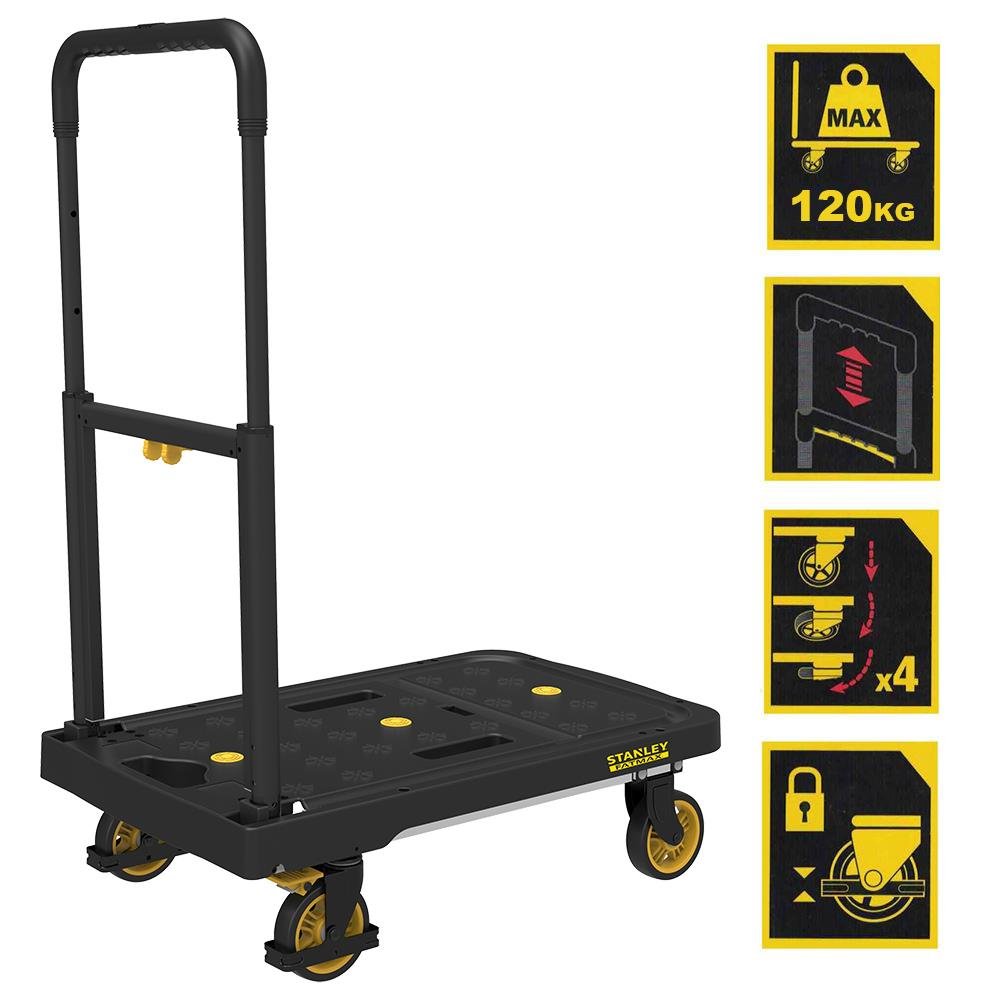 STANLEY FATMAX FX712 120Kg Profesyonel Katlanabilir Paket Taşıma Arabası - Onivias