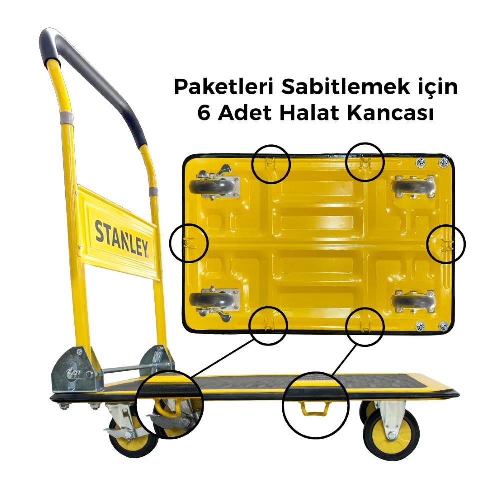 Stanley PC537 150Kg Profesyonel Paket Taşıma Arabası - görsel 4