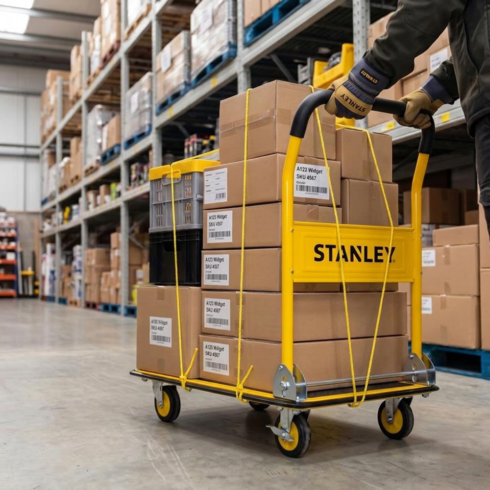 Stanley PC537 150Kg Profesyonel Paket Taşıma Arabası - görsel 5