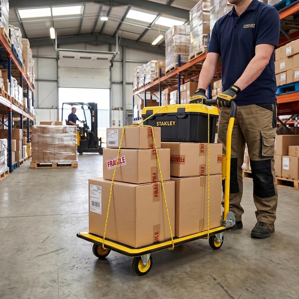 Stanley PC537 150Kg Profesyonel Paket Taşıma Arabası - görsel 9