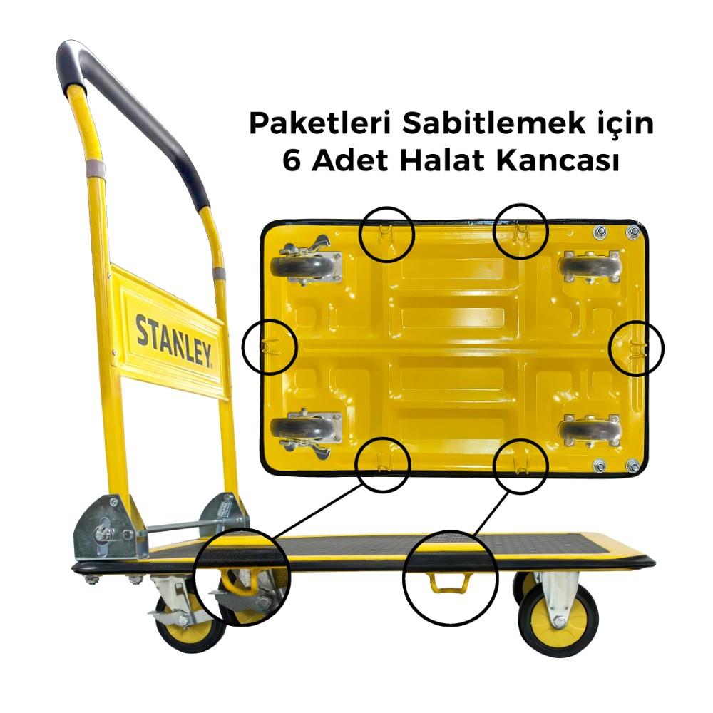 Stanley PC538 300Kg Profesyonel Paket Taşıma Arabası - görsel 4