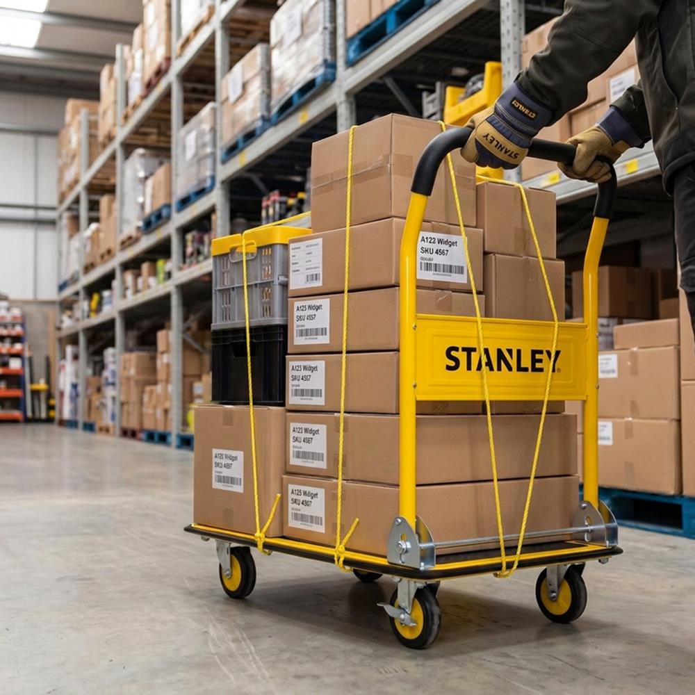 Stanley PC538 300Kg Profesyonel Paket Taşıma Arabası - görsel 5