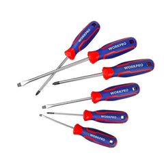 WORKPRO WP200504 6 Parça Profesyonel CR - V Manyetik Tornavida Seti - Onivias