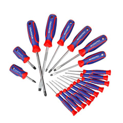 WORKPRO WP200506 18 Parça Duvar Askı Aparatlı Profesyonel CR - V Manyetik Tornavida Seti - Onivias