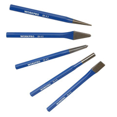 WORKPRO WP201303 5 Parça CR - V Profesyonel Noktalama ve Keski Seti - Onivias