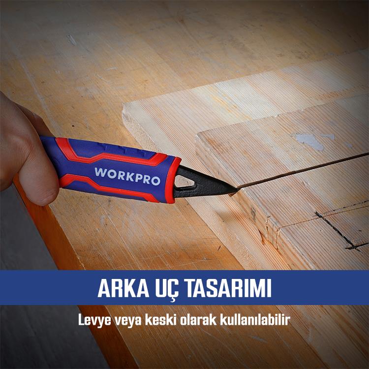 WORKPRO WP202574 2 Parça Otomatik Kilitlemeli Çok Fonksiyonlu Profesyonel Boru Anahtarı/ Levye Seti - Onivias