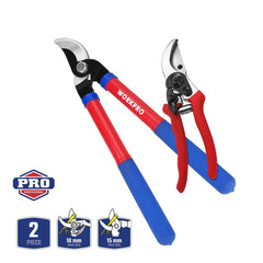 WORKPRO WP204500 2’li Profesyonel Bağ Bahçe Dal Budama Makası Seti - Onivias