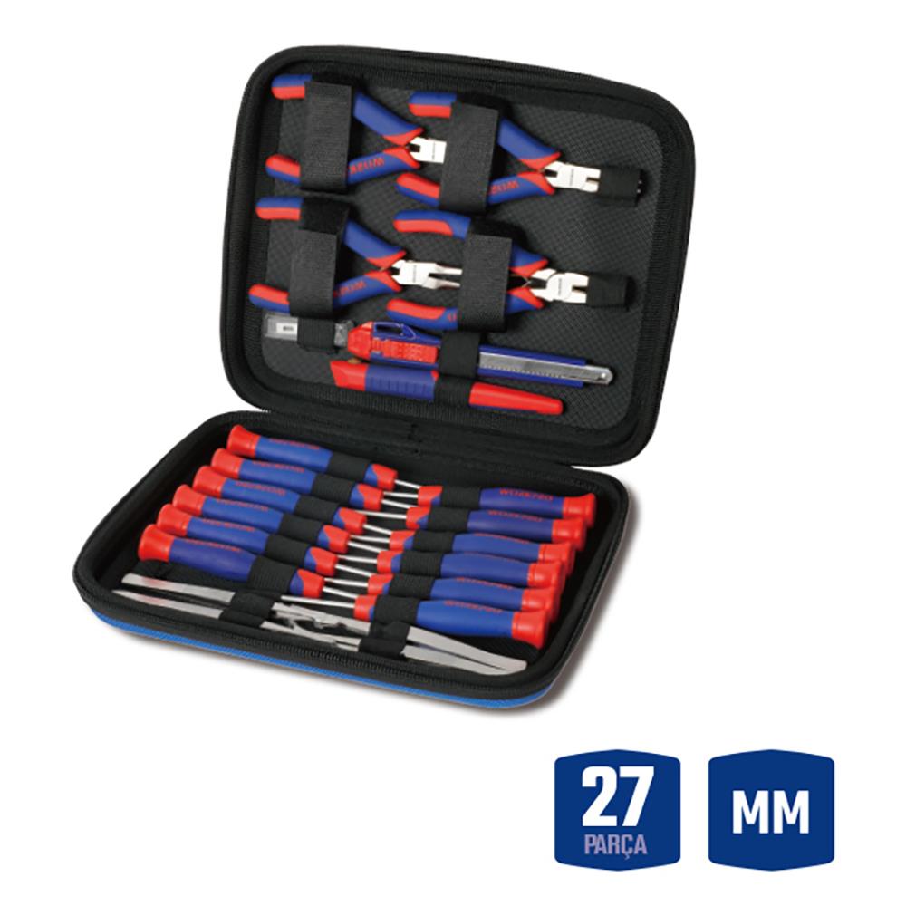 WORKPRO WP209007 27 Parça Profesyonel Hassas Tamir/Bakım Alet Seti - Onivias