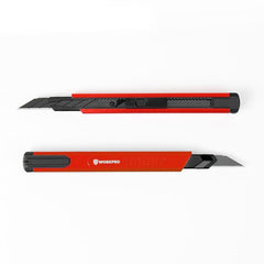 WORKPRO WP212020 9MM Alüminyum Kasa Cep Askılı Maket Bıçağı (KIRMIZI) - Onivias