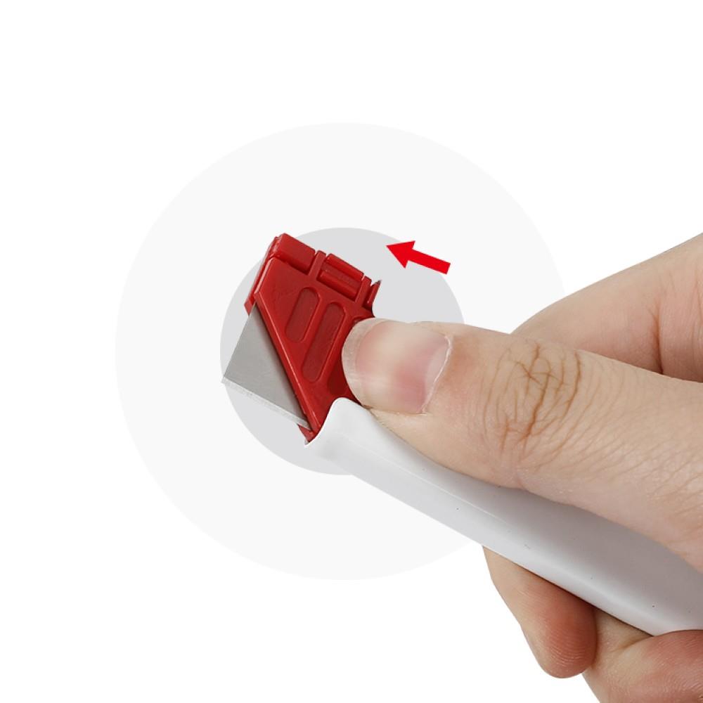 WORKPRO WP219011 100x25x6mm Geri Çekilebilir Koli Açma Bıçağı - görsel 2