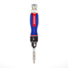 WORKPRO WP221069 6 - IN - 1 Profesyonel CR - V Cırcırlı Manyetik Tornavida Seti - Onivias