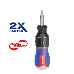 WORKPRO WP221071 6 - IN - 1 Profesyonel CR - V Cırcırlı Manyetik Topaç Tornavida Seti - Onivias