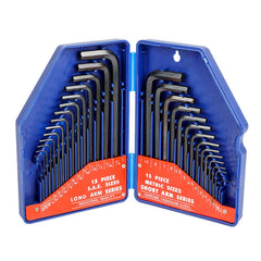 WORKPRO WP222018 30 Parça Uzun Boy CR - V Metrik/İnç Profesyonel Allen Anahtar Takımı - Onivias