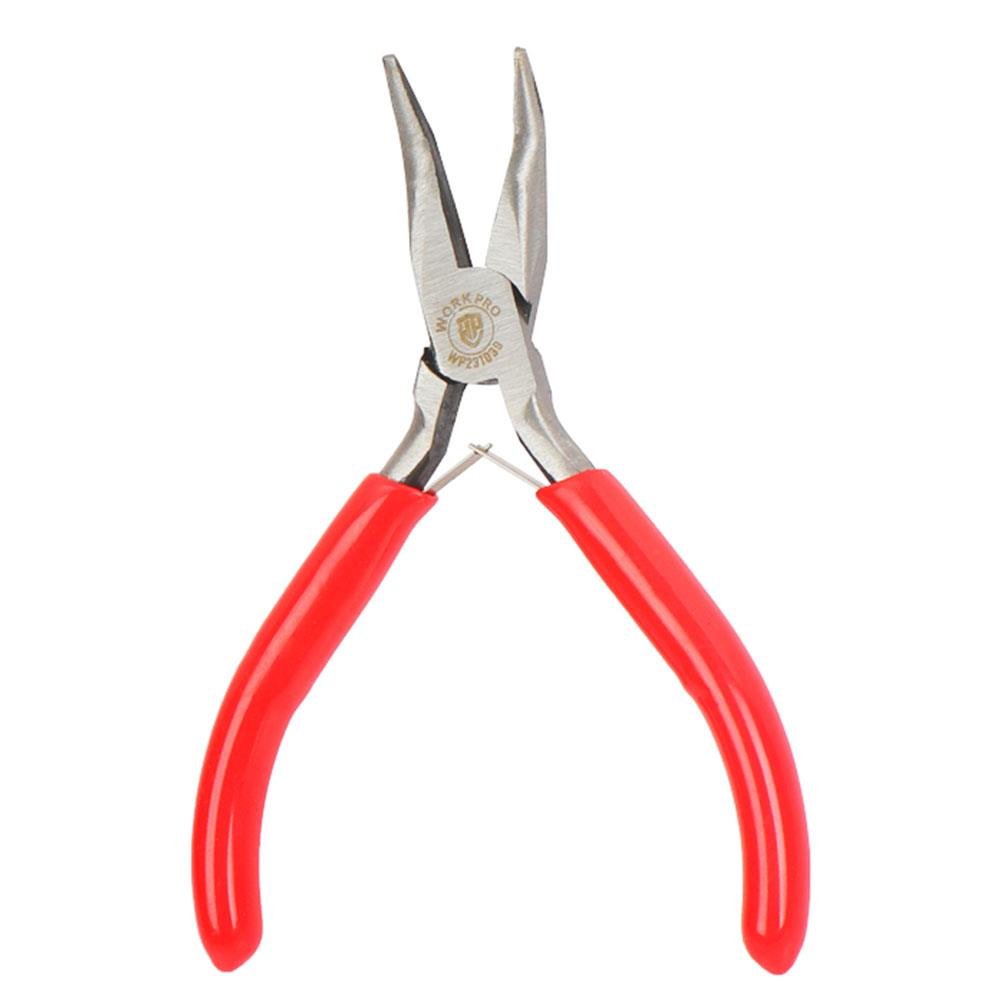 WORKPRO WP231039 145MM Elektronikçi Mini Eğri Kargaburnu Pense - Onivias