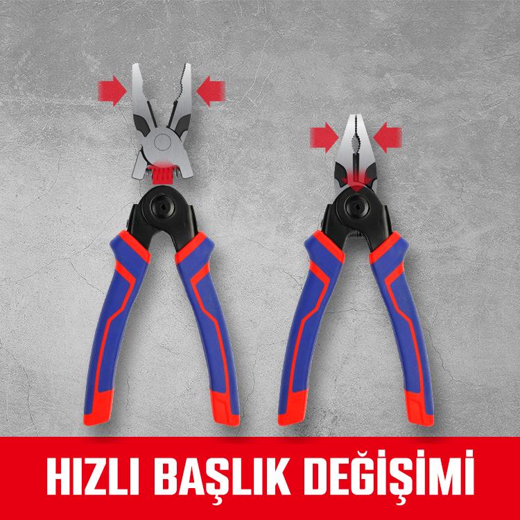 WORKPRO WP231144 200MM 5 IN 1 Çok Fonksiyonlu Profesyonel Pense Seti - Onivias