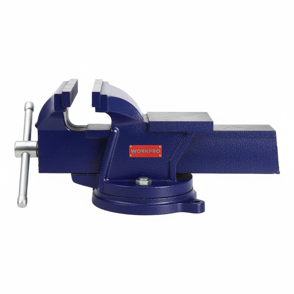 WORKPRO WP233005 100mm 360° Döner Tabanlı Örslü Profesyonel Tezgâh Mengene - Onivias