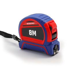 WORKPRO WP261044 8Mx25mm Naylon Kaplama Sarı Çift Taraflı Manyetik Çelik Şerit Metre - Onivias