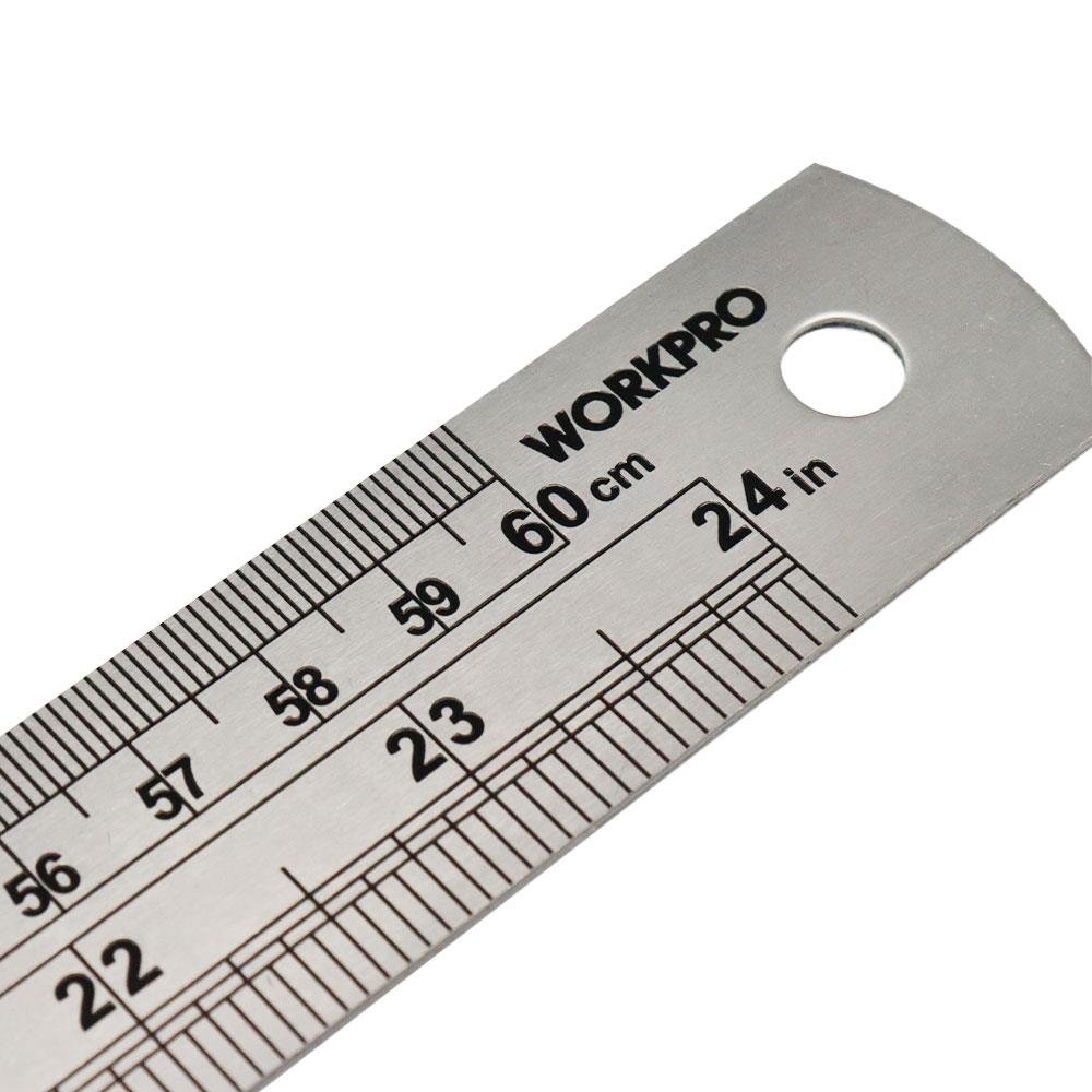 WORKPRO WP265002 60CM/24’’ Paslanmaz Çelik Cetvel - Onivias