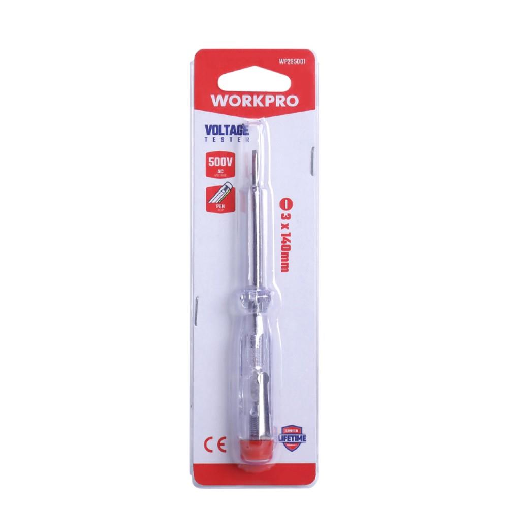 WORKPRO WP295001 3x140mm 100-250Volt AC Düz Uçlu Kontrol Kalemi - görsel 8