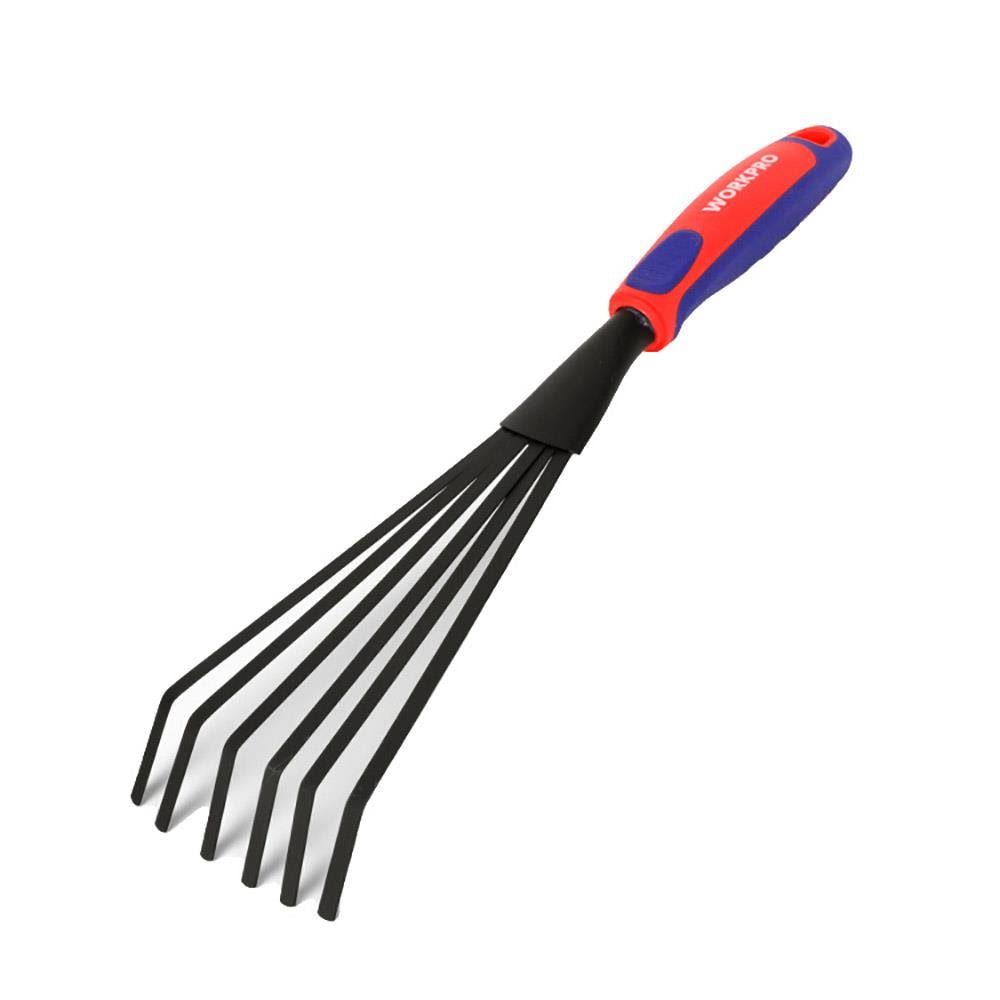 WORKPRO WP331028 360x87mm Çelik Profesyonel Mini Bahçe Tırmığı - Onivias