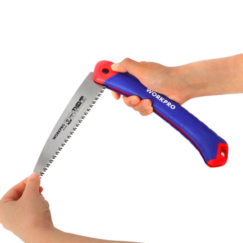 WORKPRO WP333002 180mm Katlanabilir Profesyonel Ağaç Budama Testeresi - Onivias
