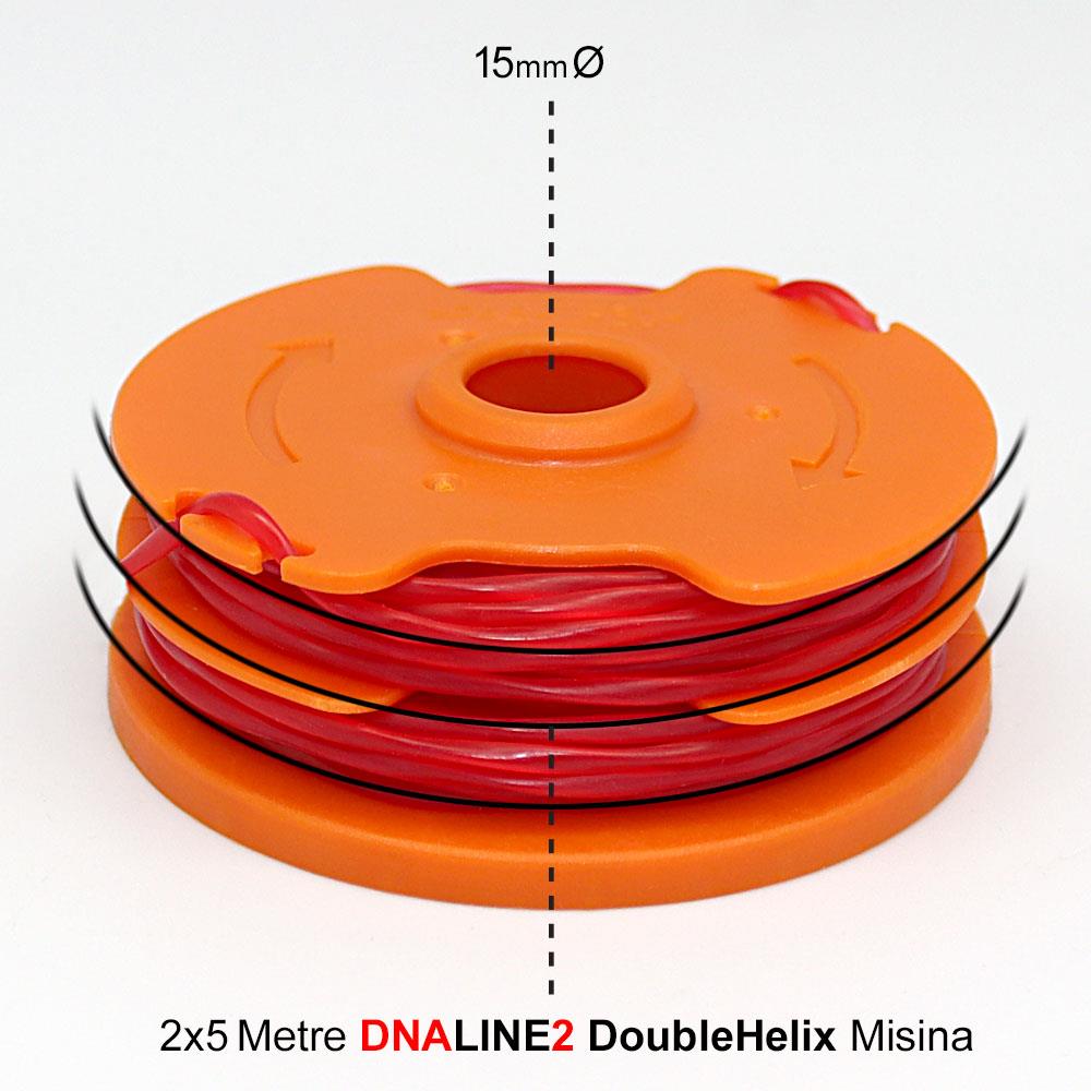 WORX WA0007 1.65mmX5Metre Çift Çıkışlı Duble Helix Spiral Burgulu Yedek Misina - Onivias