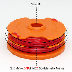 WORX WA0007 1.65mmX5Metre Çift Çıkışlı Duble Helix Spiral Burgulu Yedek Misina - Onivias
