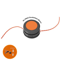 WORX WA0045 WG186E İçin 2.4mm 4Metre Çift Çıkışlı Duble Helix Spiral Burgulu Yedek Misina - Onivias