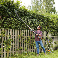 WORX WA0220 WG186E.1 ile Uyumlu 43CM Teleskobik Uzatmalı Açı Ayarlı Çit Budama Başlığı - Onivias