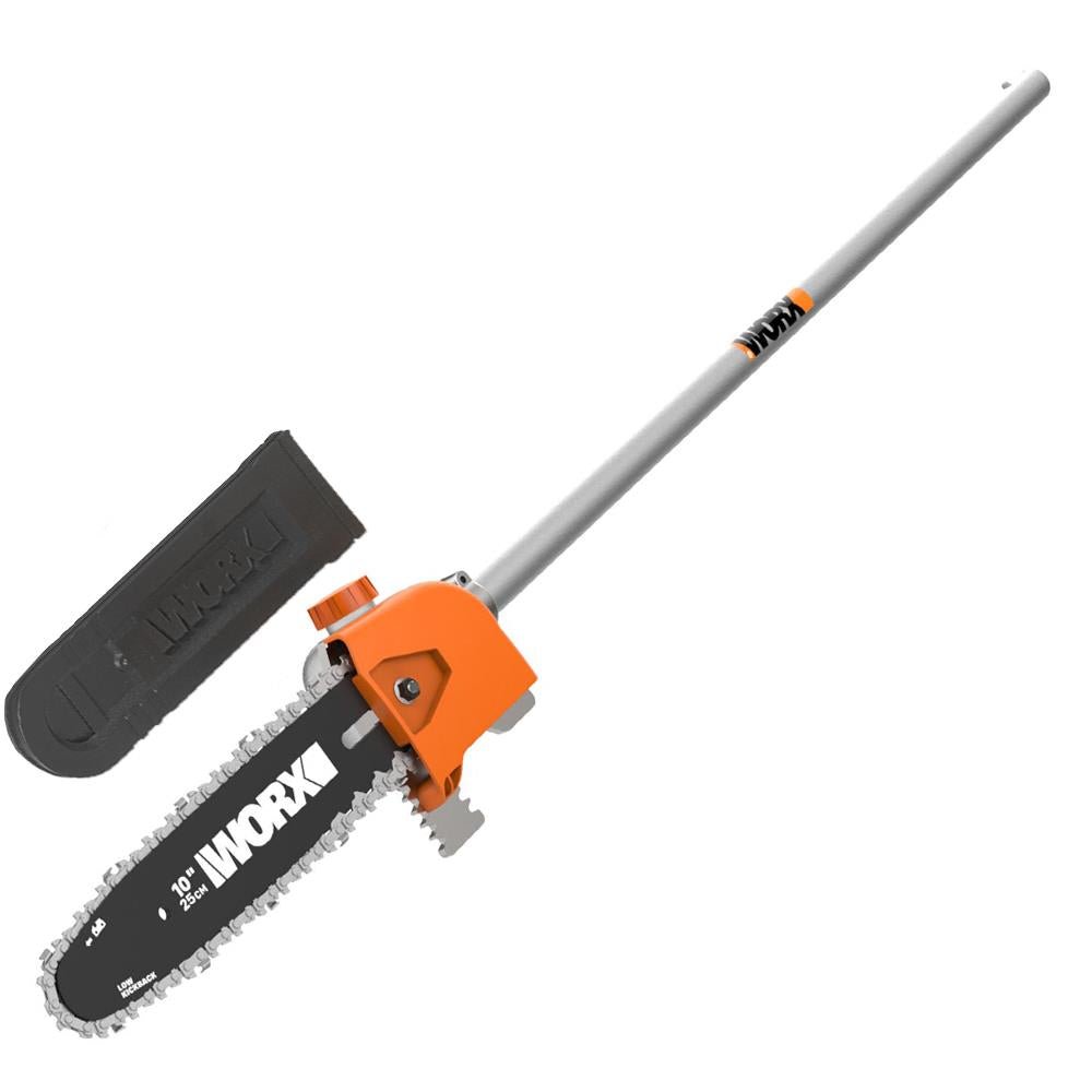 WORX WA0222 WG186E.1 ile Uyumlu 25CM Teleskobik Uzatmalı Zincirli Dal Budama Başlığı - Onivias