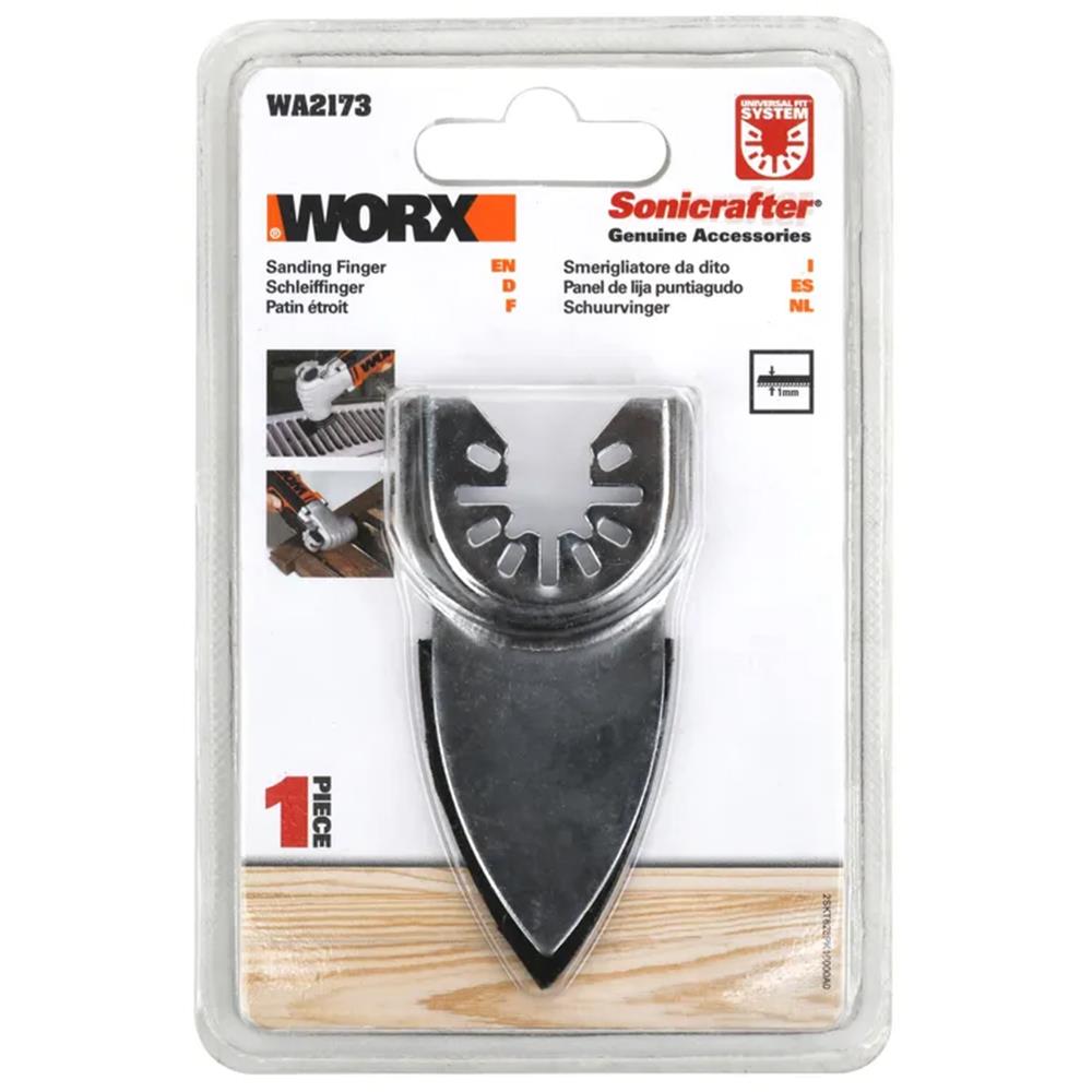 WORX WA2173 Çok Amaçlı Raspalama Makinası İçin 1mm Cırtlı Universal Parmak Zımpara Tabanı - Onivias