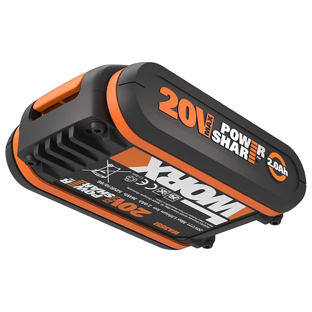 WORX WA3551 20Volt 2.0Ah. Li - ion PowerShare Yedek Akü - Onivias