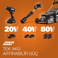 WORX WA3604 20Volt 4.0Ah PowerShare Li - ion Akü ve Akü Şarj Cihazı - Onivias