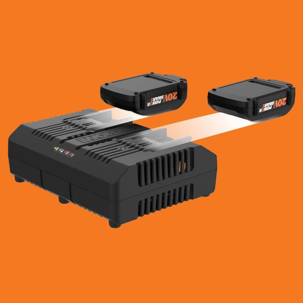 WORX WA3883 20Volt Li - ion PowerShare İkili Hızlı Akü Şarj Cihazı - Onivias