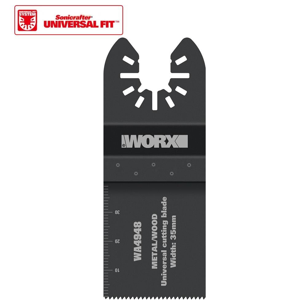 WORX WA4948 Çok Amaçlı Raspalama Makinası İçin 35x40mm Ahşap, Fiberglas, PVC Universal Kesme Bıçağı - Onivias
