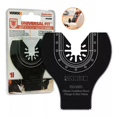 WORX WA4958 Çok Amaçlı Raspalama Makinası İçin 35x80mm 180˚ Ahşap, Fiberglas, PVC Universal Dalma/Kesme Bıçağı - Onivias